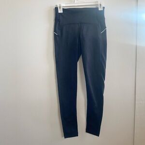 Athleta high rise fleece lined leggings XS